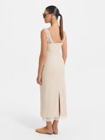 Платье изо льна и вискозы