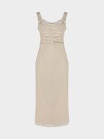 Платье изо льна и вискозы