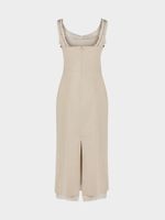 Платье изо льна и вискозы