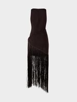 Платье из вискозы со льном