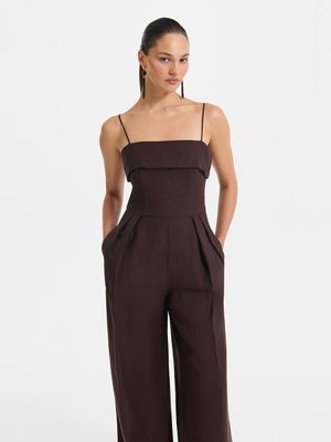 

Комбинезон изо льна и вискозы