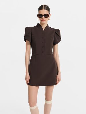 

Платье мини с вискозой