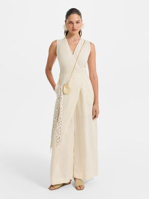 

Комбинезон изо льна и вискозы