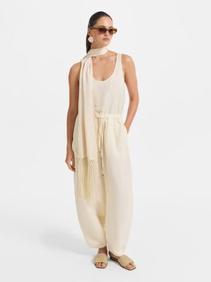 

Комбинезон изо льна и вискозы