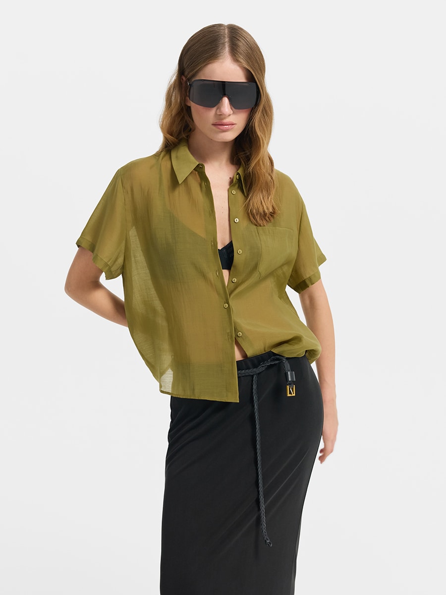 Рубашка из тенселя 