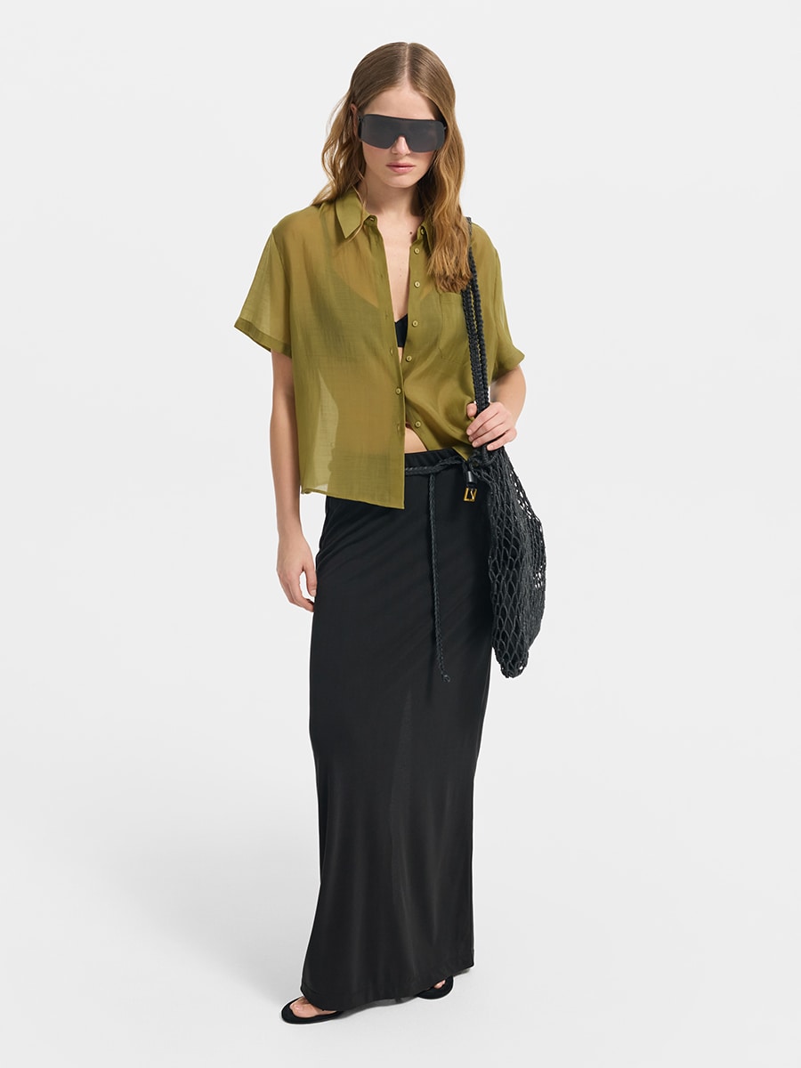 Рубашка из тенселя 