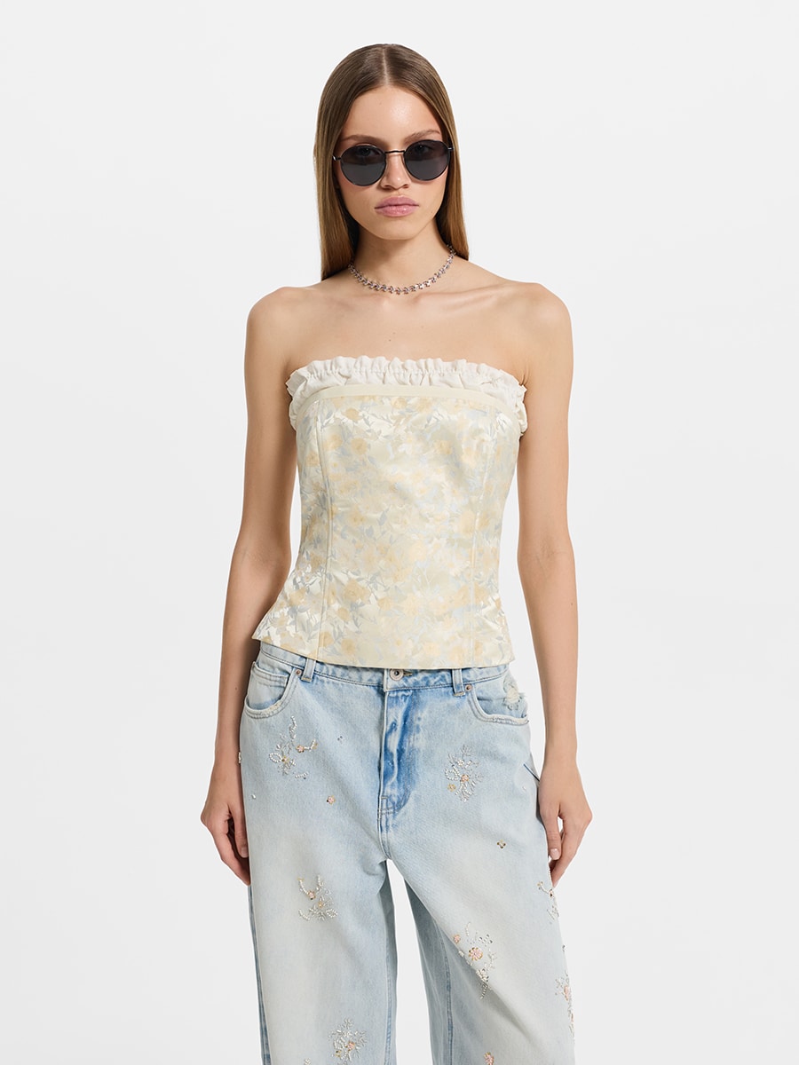 Топ с открытыми плечами