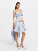 Топ с объемной драпировкой