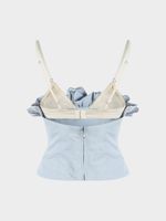 Топ с объемной драпировкой