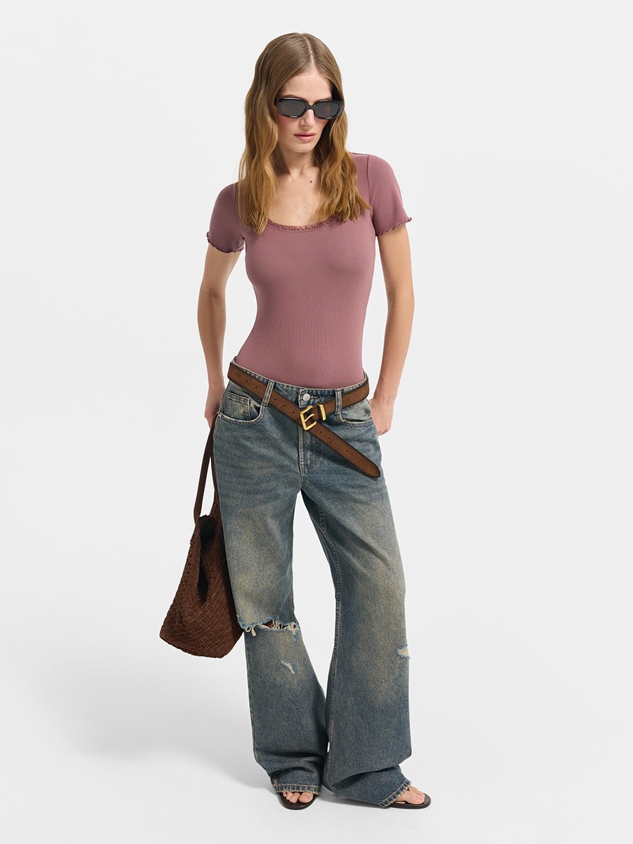 Боди из хлопка и модала