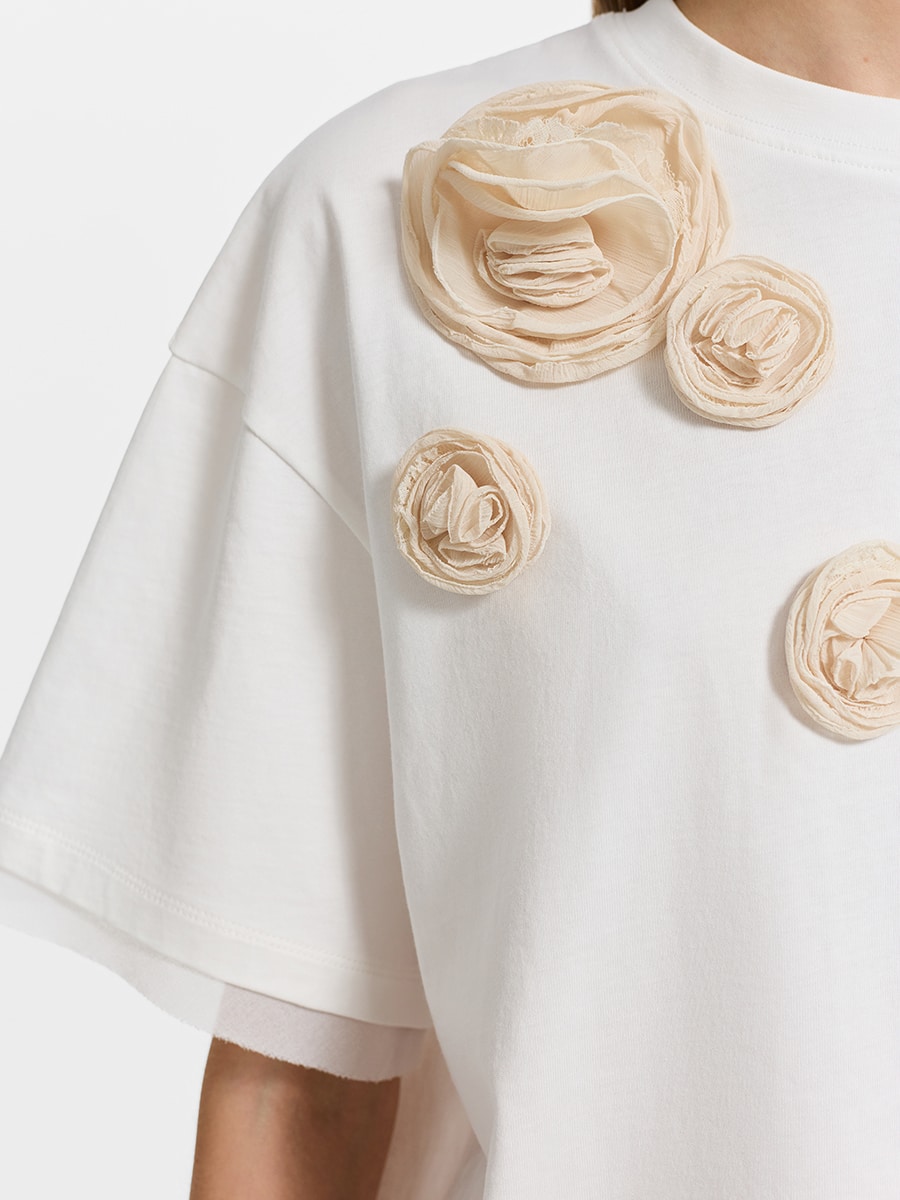 Футболка-оверсайз из 100% хлопка