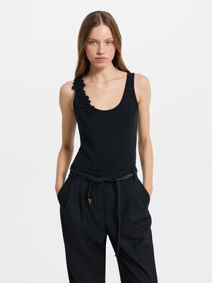 

Боди из хлопка на бретелях