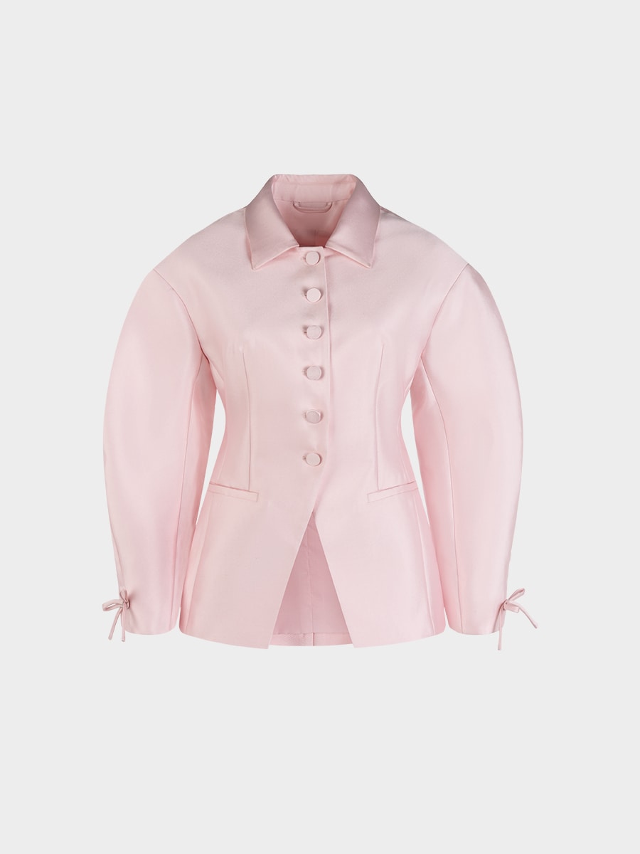 Жакет с объемными рукавами