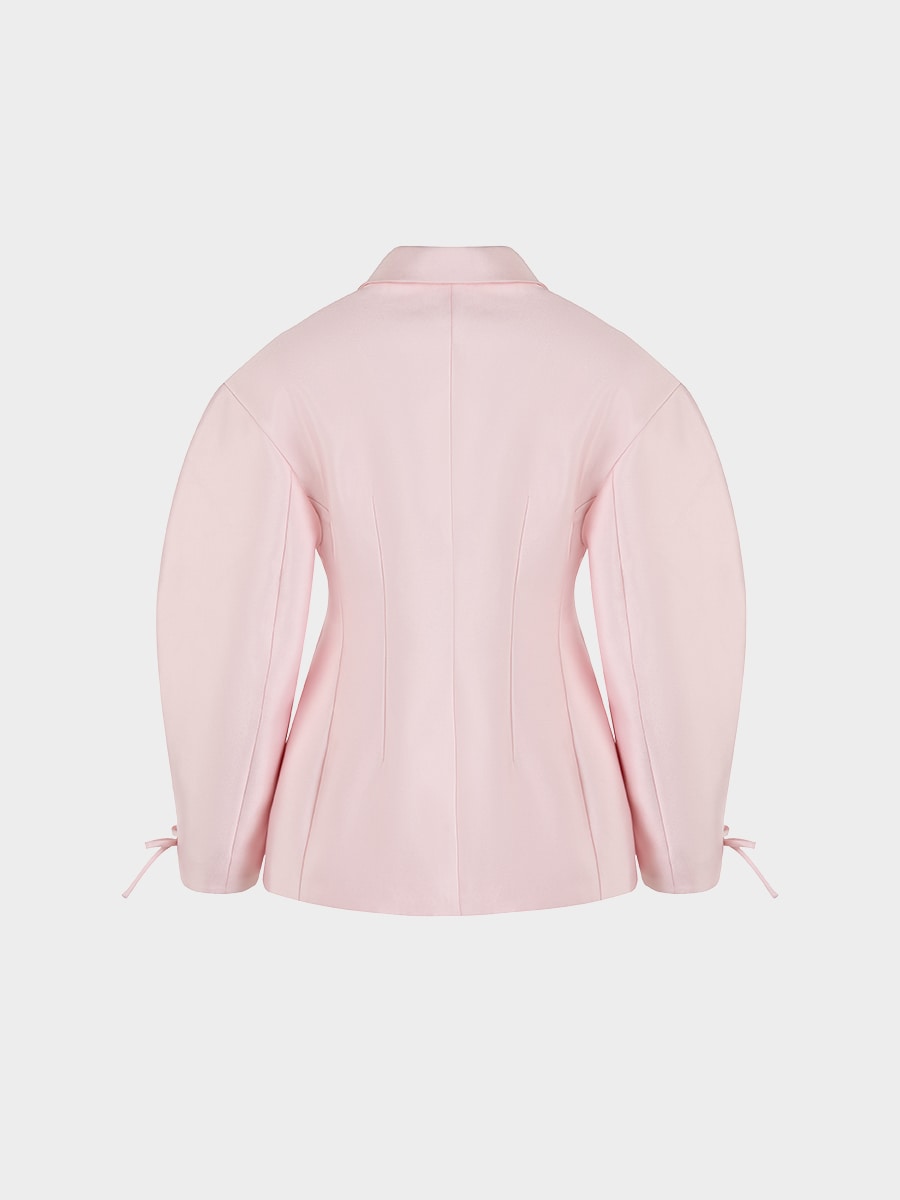 Жакет с объемными рукавами