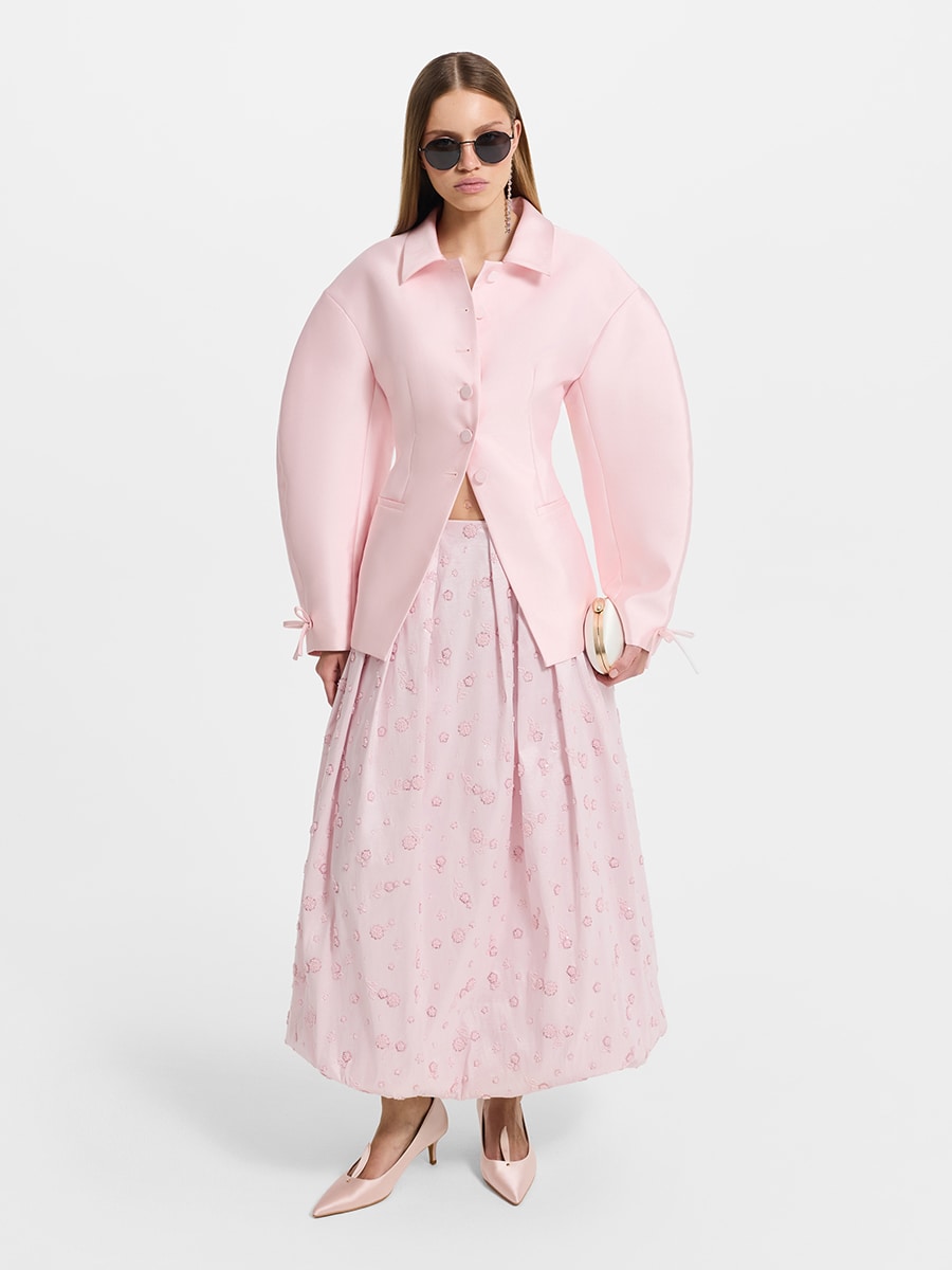 Юбка-баллон с бисером