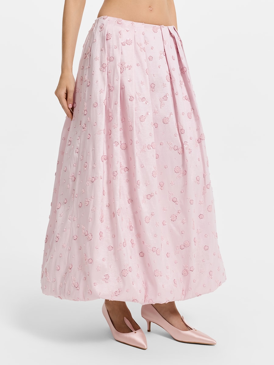 Юбка-баллон с бисером