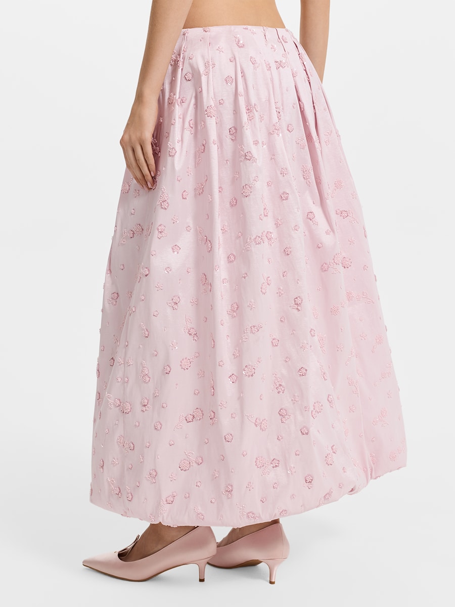 Юбка-баллон с бисером