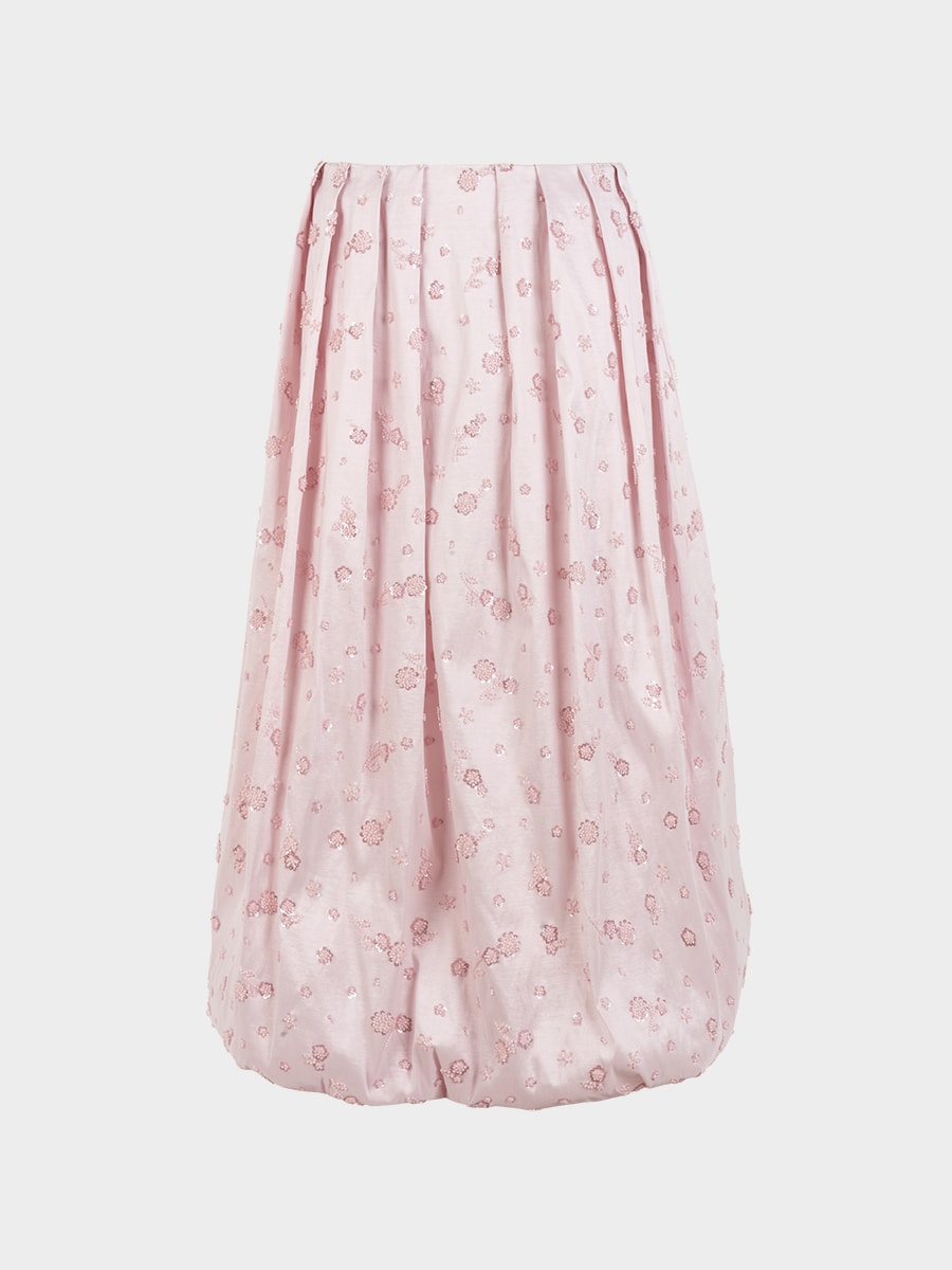 Юбка-баллон с бисером