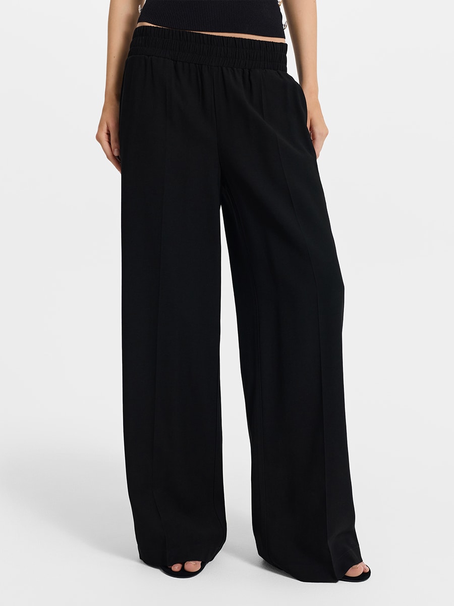 Брюки-палаццо из вискозы