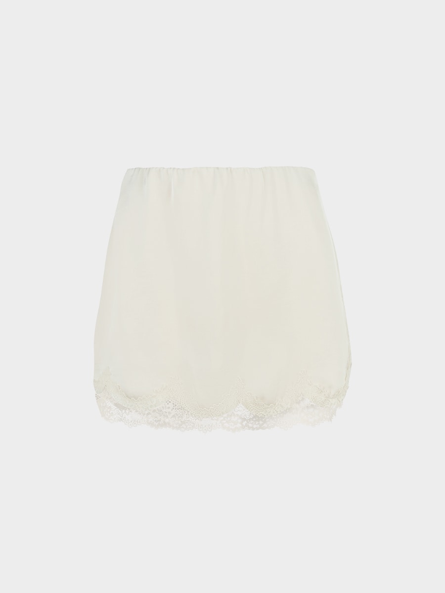 Юбка-шорты с кружевом