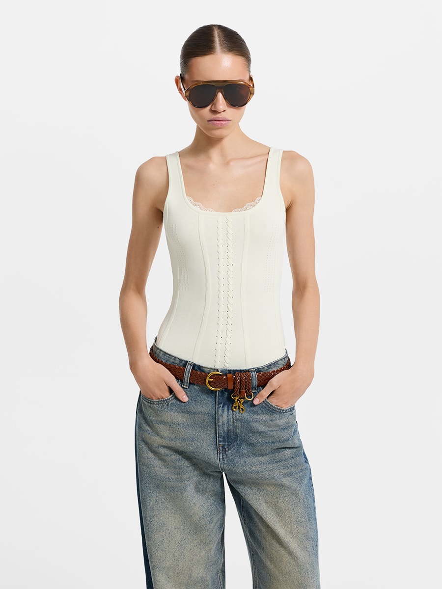 Трикотажный топ 