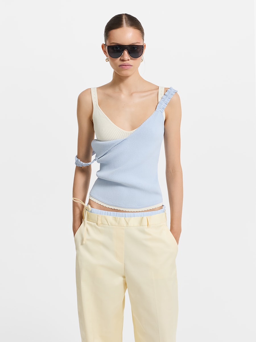 Трикотажный топ 