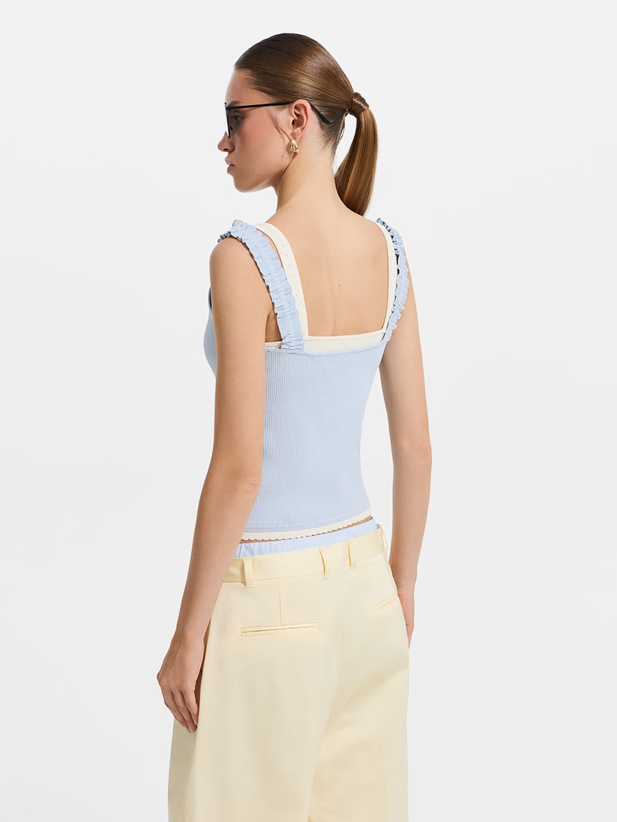 Трикотажный топ 