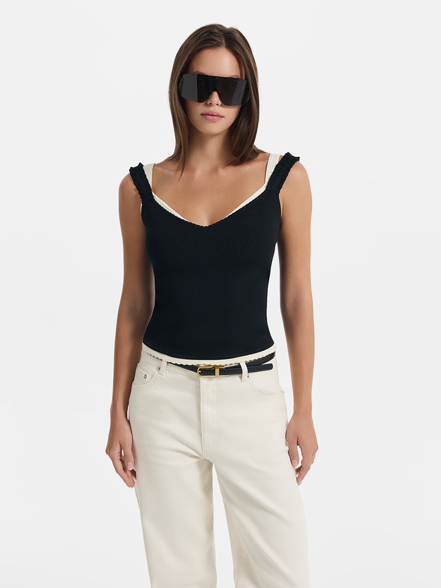 Трикотажный топ 