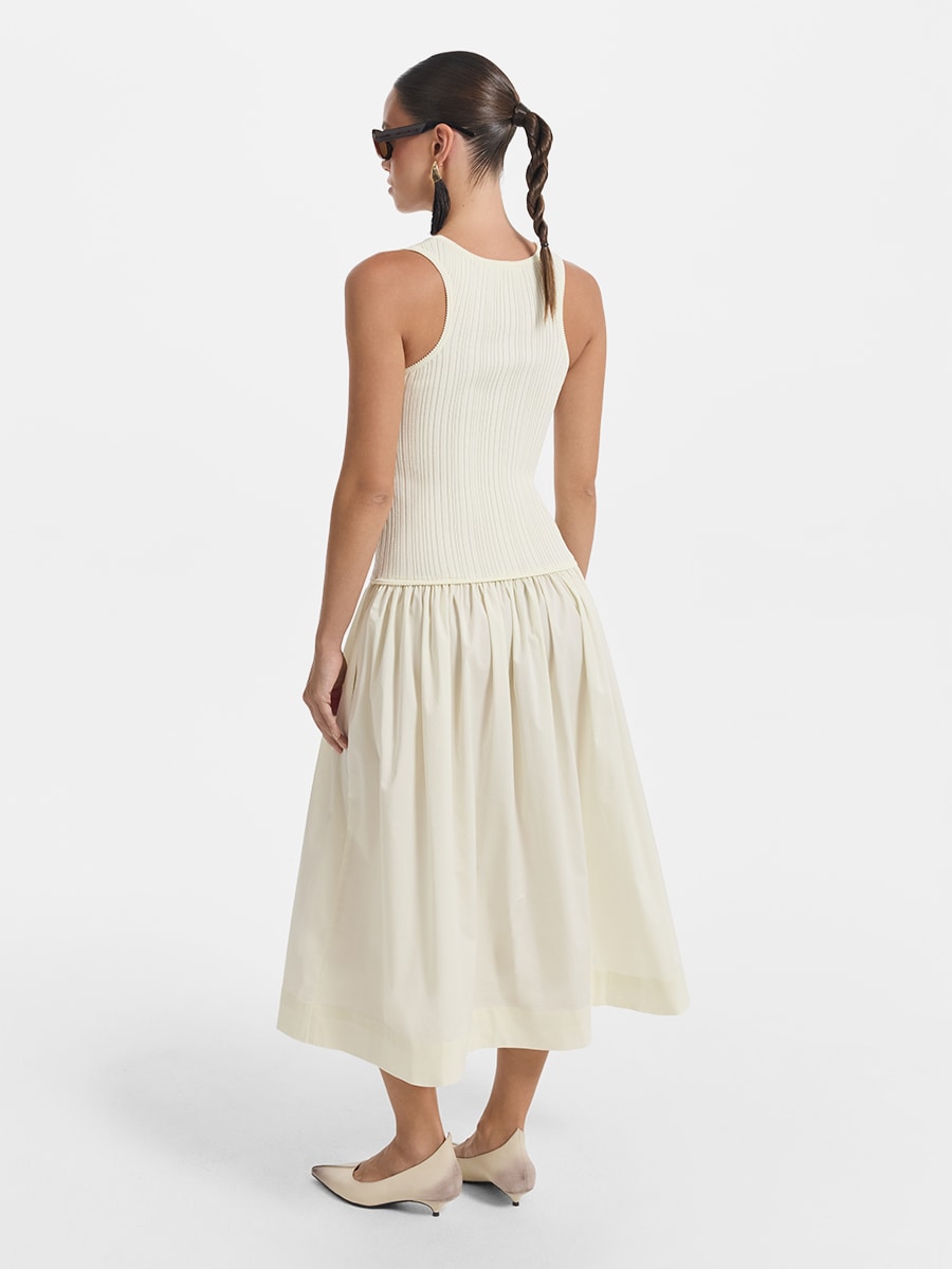 Платье из вискозы и хлопка