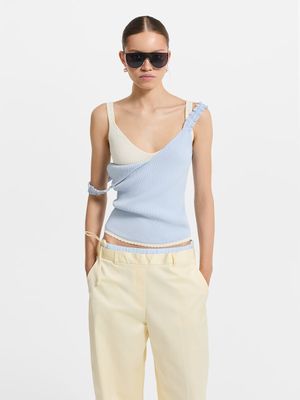 

Двухслойный трикотажный топ