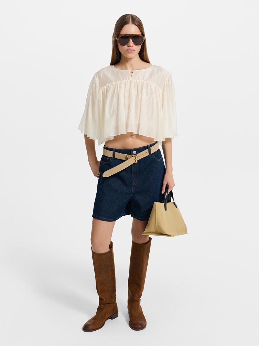 Шорты джинсовые