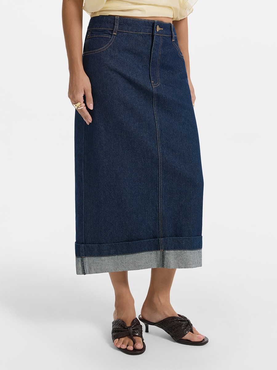 Юбка джинсовая