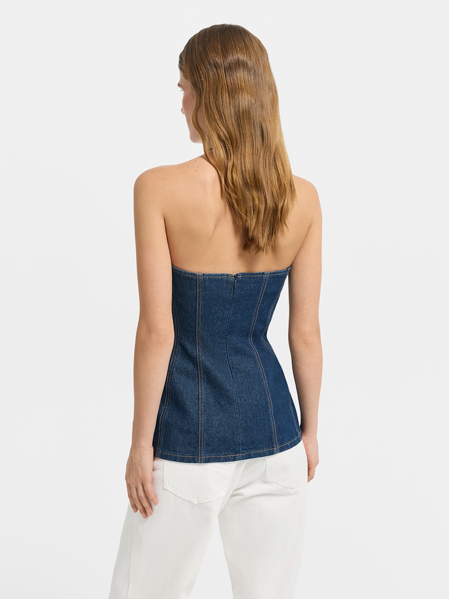 Блузка джинсовая