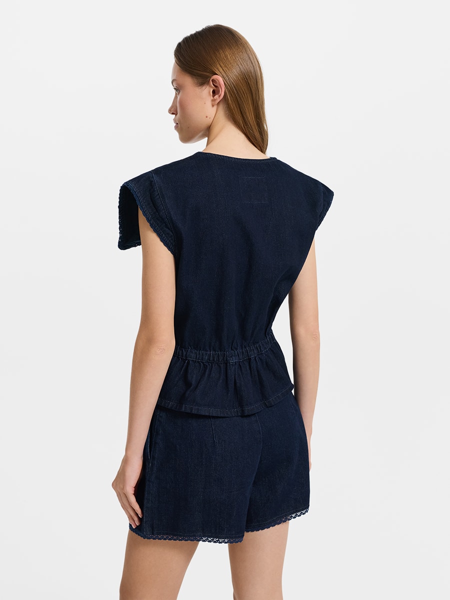 Блузка джинсовая женская