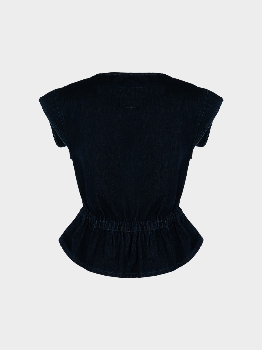 Джинсовая блузка