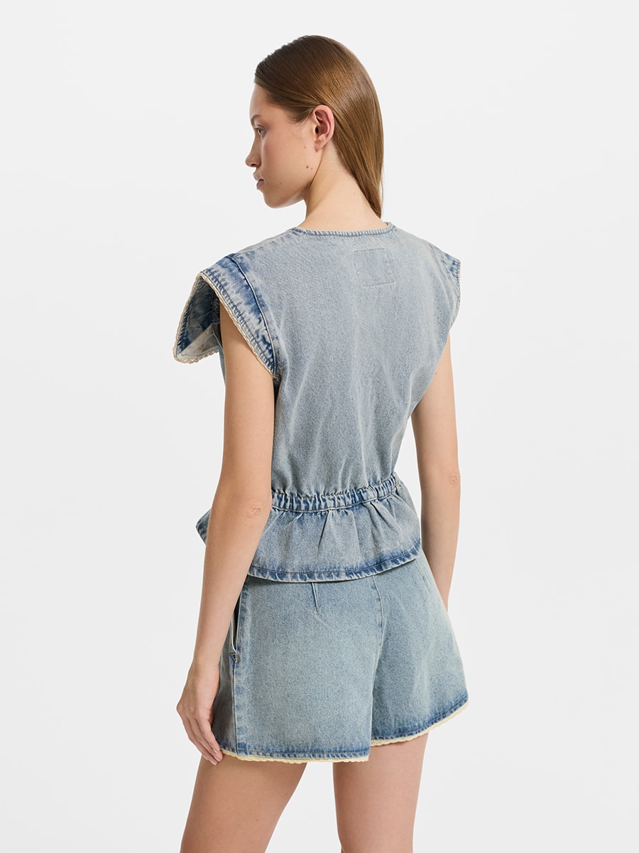 Блузка джинсовая