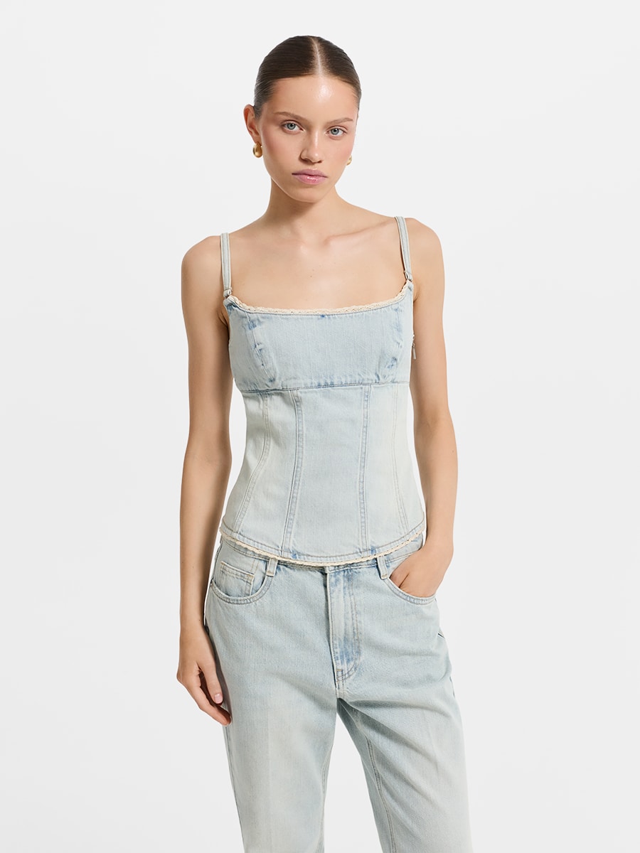 Блузка джинсовая