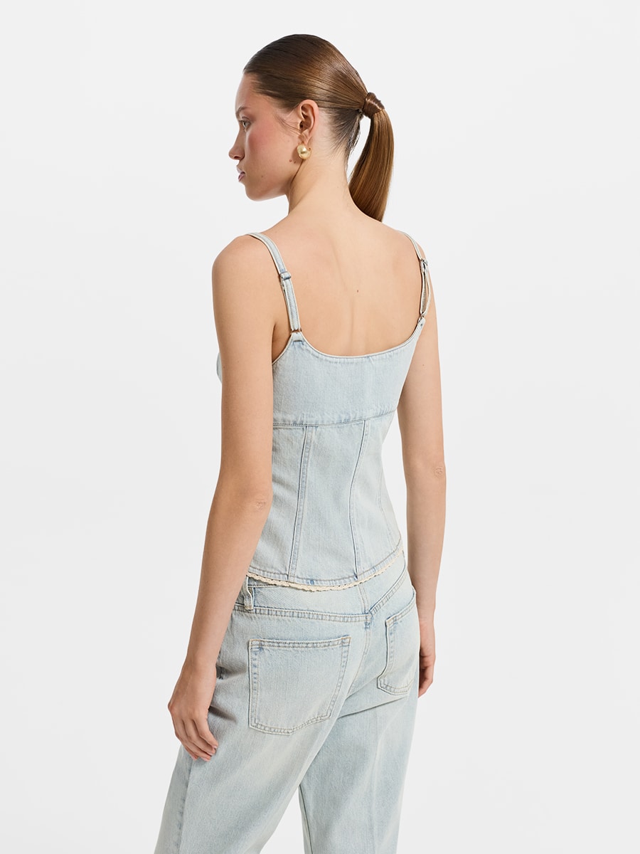 Блузка джинсовая