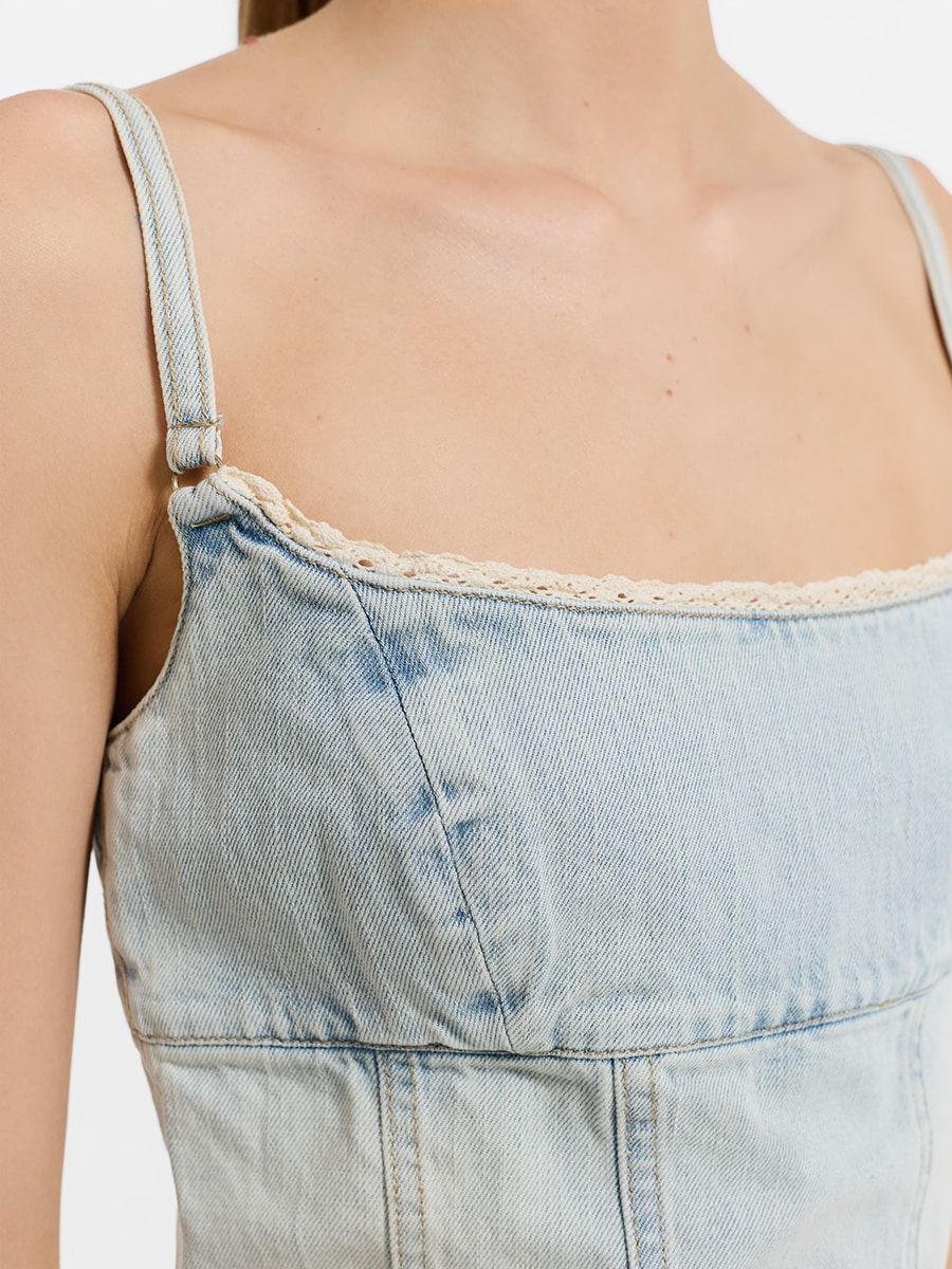 Блузка джинсовая