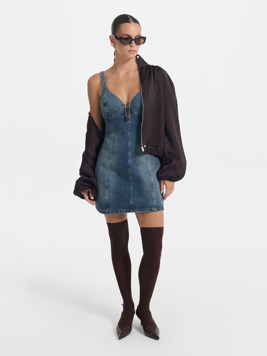 Платье джинсовое