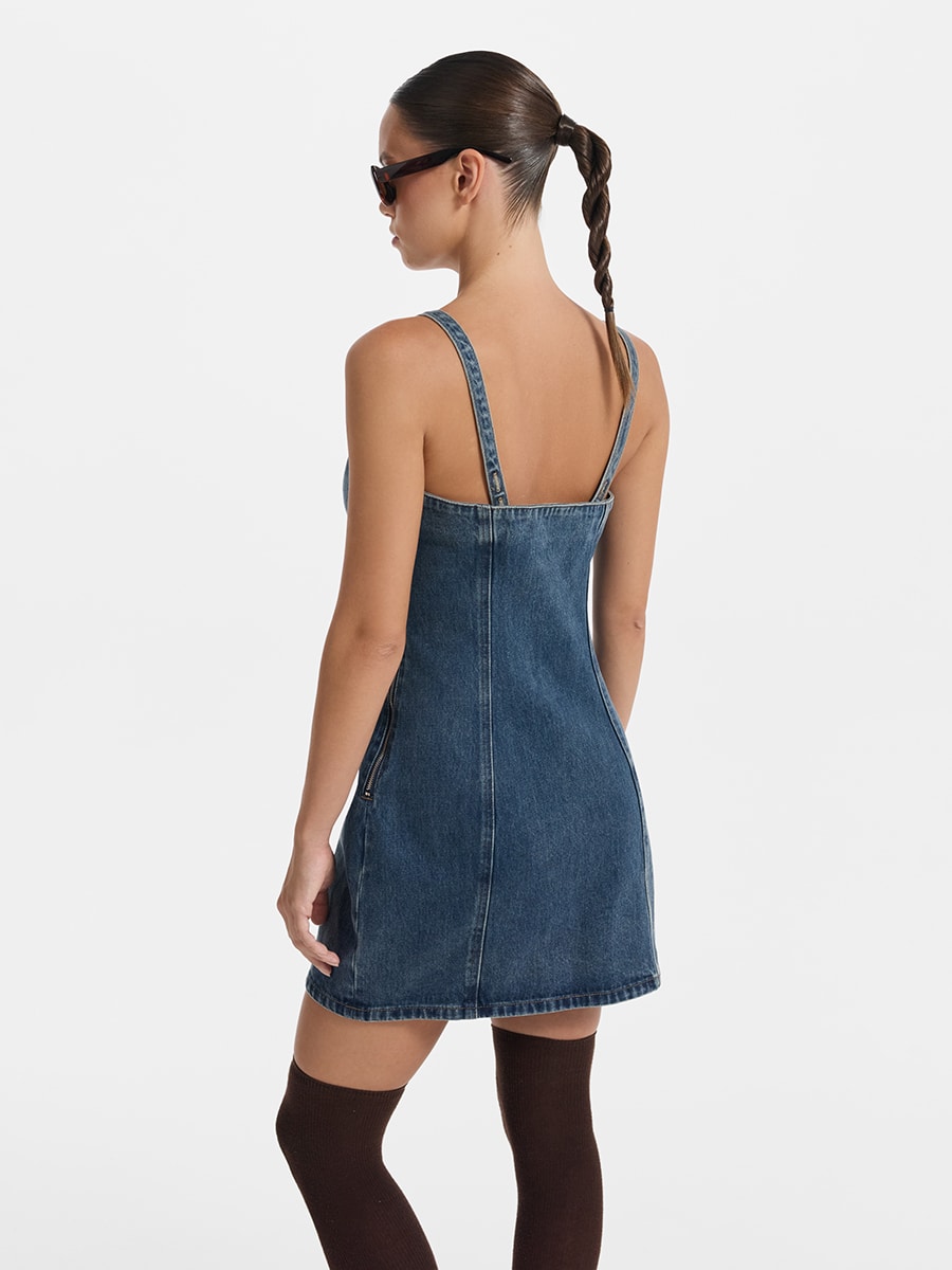 Платье джинсовое