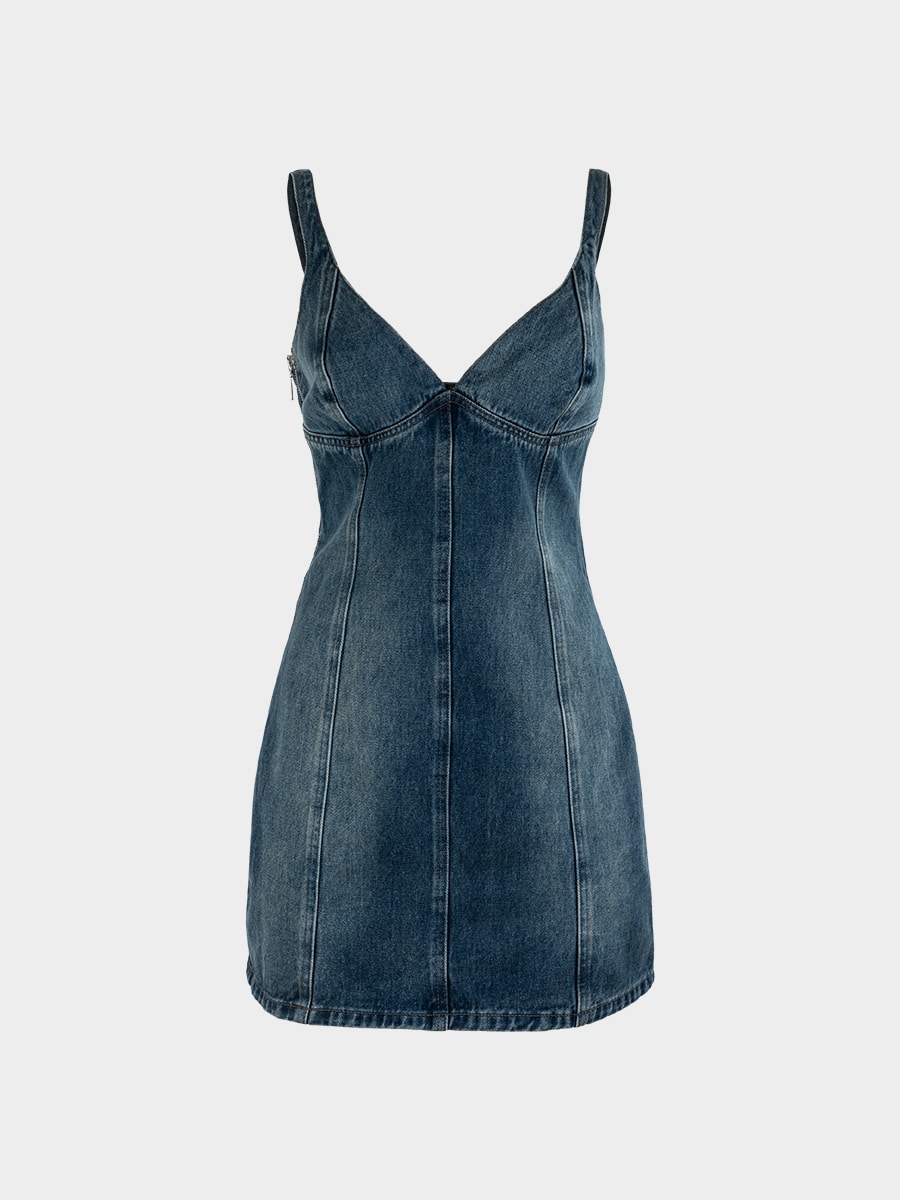 Платье джинсовое