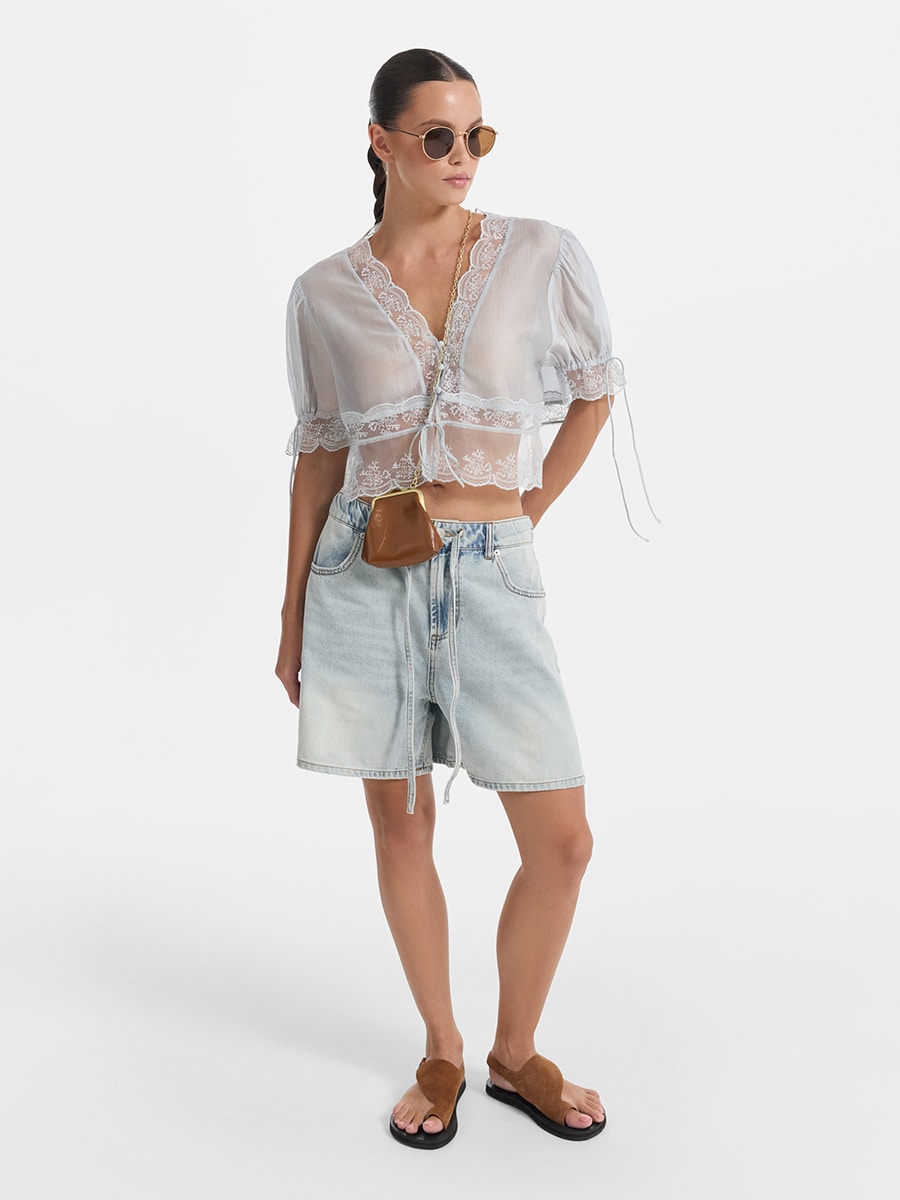 Шорты джинсовые