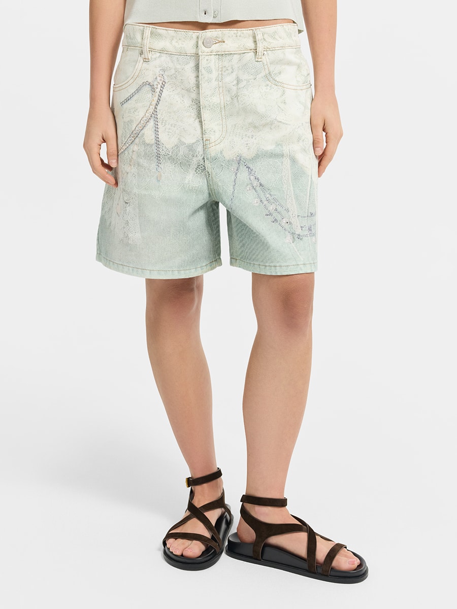 Шорты джинсовые