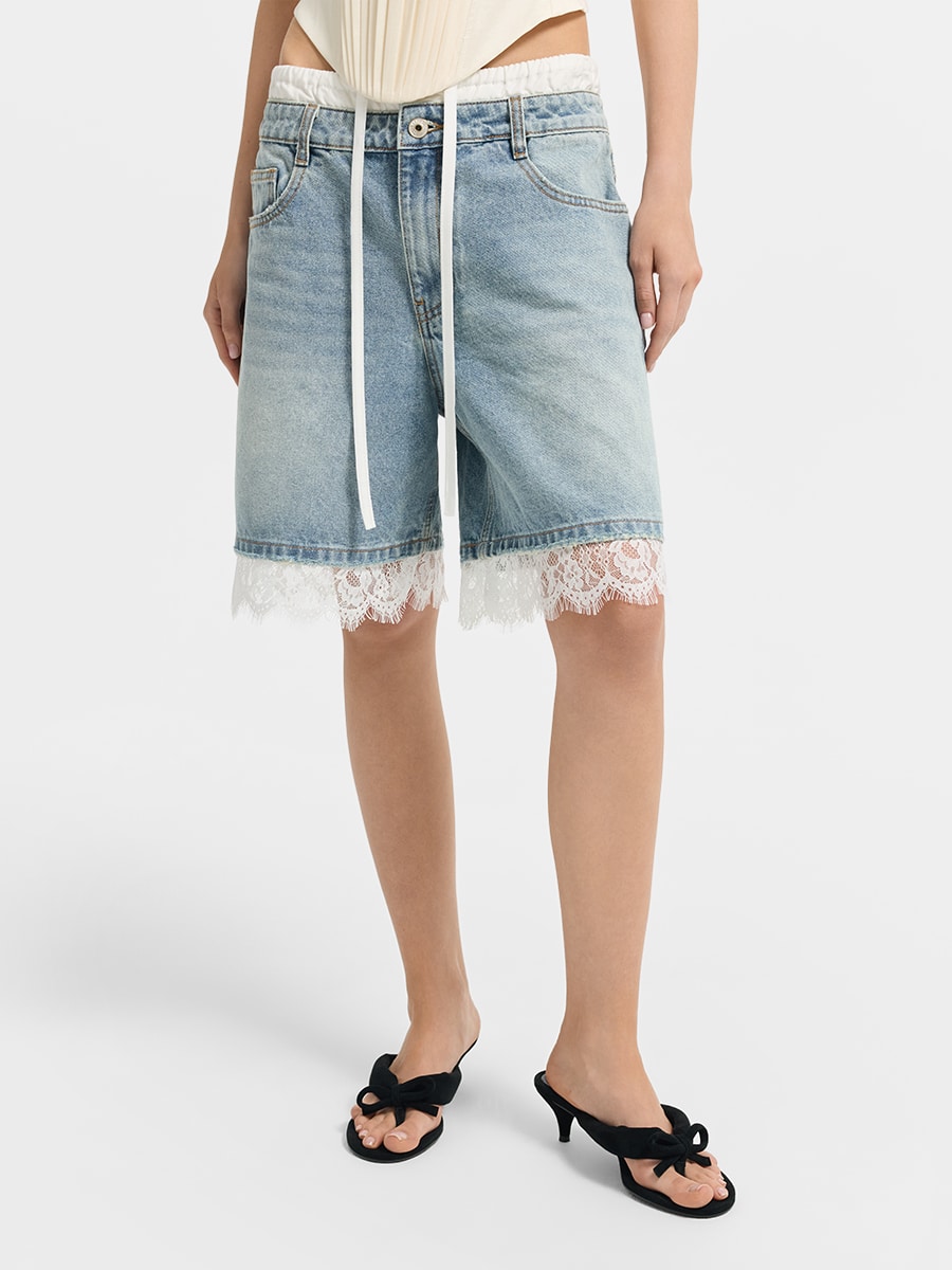 Шорты джинсовые