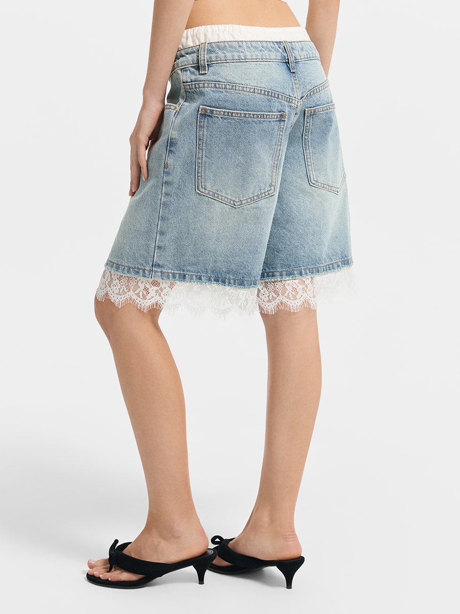 Шорты джинсовые