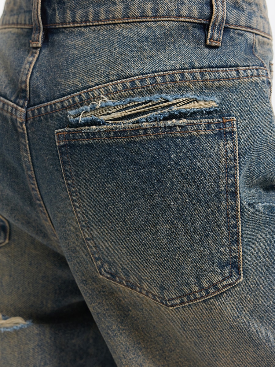 Прямые джинсы 