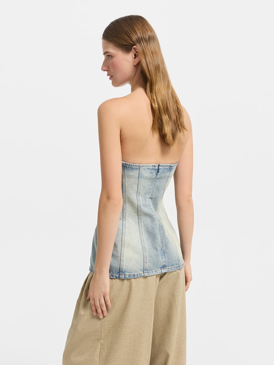 Блузка джинсовая