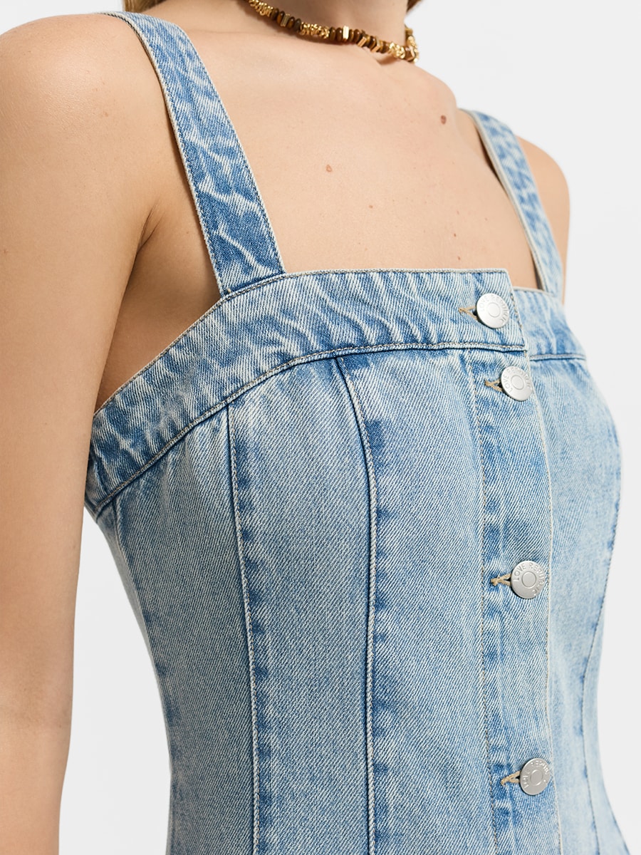 Платье джинсовое