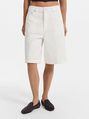 

Джинсовые шорты-бермуды